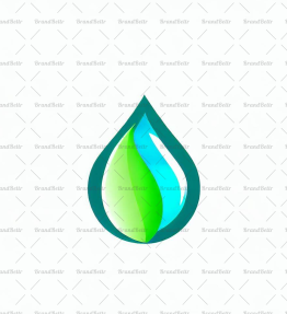 Wassertropfen und Blatt